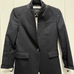 J.Crew Petite Navy Regent Blazer